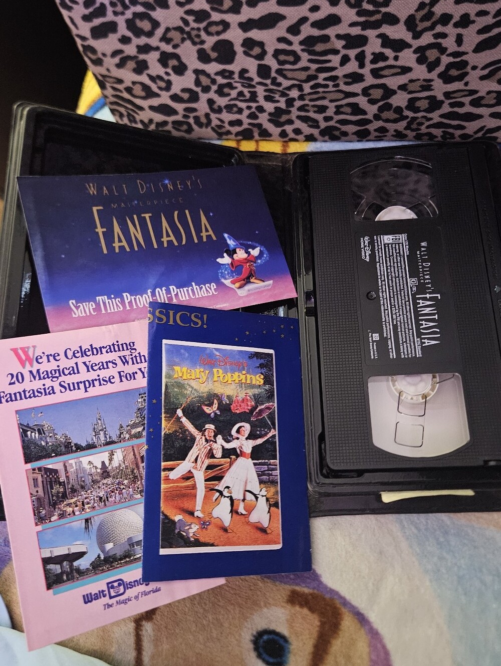 Disney Fantasia VHS - Purple and Blue Cover Art